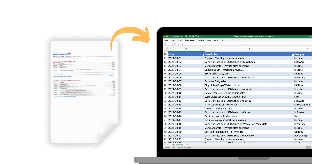 Bank Statement Extractor