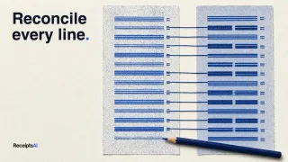 Risograph print of two paper sheets with matching rows joined by lines and a blue pencil