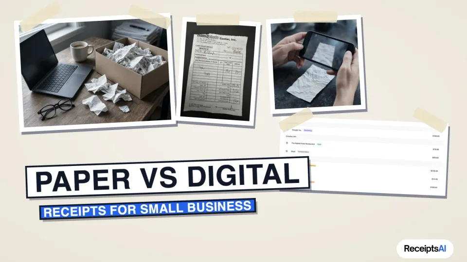 Digital vs Paper Receipts: What Small Businesses Need to Know