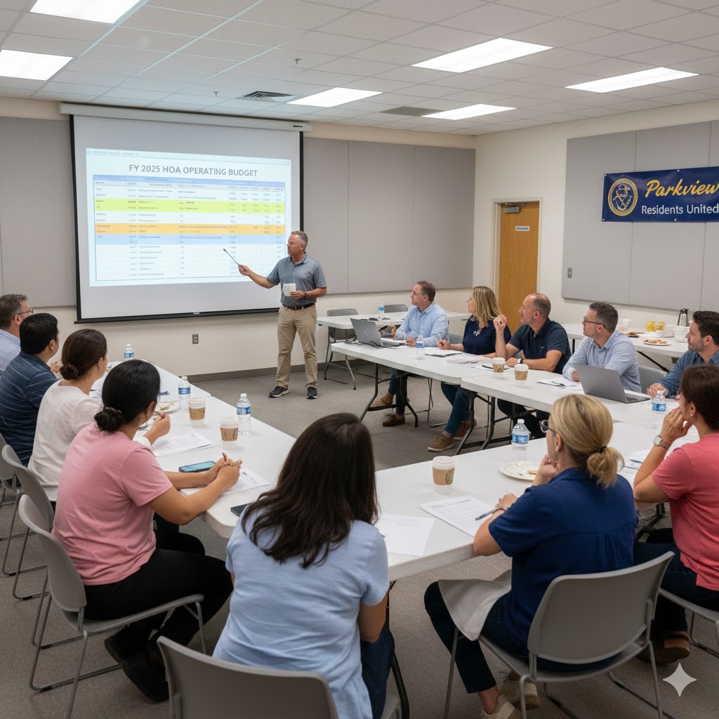 HOA Budget Template